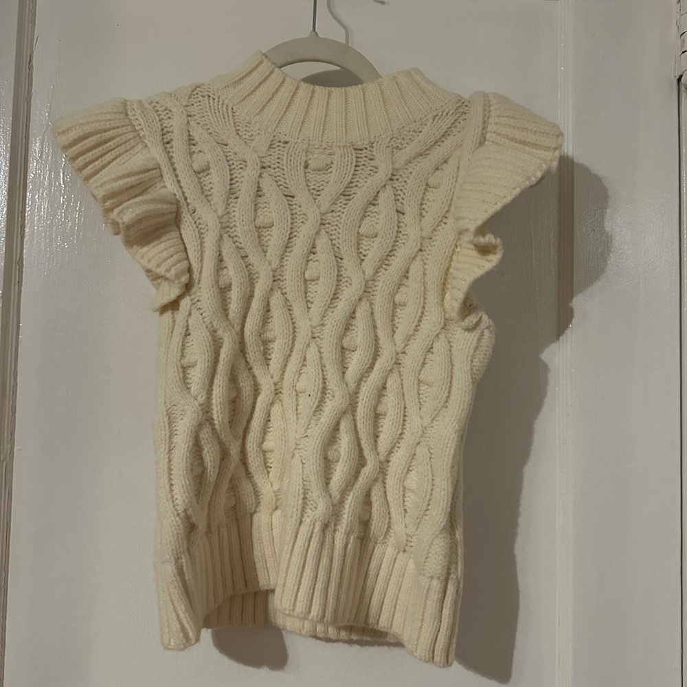 Line & Dot Erica Ruffle Sweater Top - Picture 3 of 5